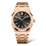 Audemars Piguet Royal Oak 41mm 15510OR.OO.1320OR.02 Selfwinding ”50th Anniversary” Rose Gold and Black Dial - Exotic Boutique Dubai