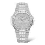 Patek Philippe Nautilus 40mm 5719/10G White Gold Diamond Paved Self-Winding - Exotic Boutique Dubai