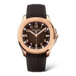 Patek Philippe Aquanaut 40.8mm 5167R Rose Gold Case Chocolate Brown Composite Strap - Exotic Boutique Dubai
