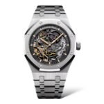 Audemars Piguet Royal Oak 41mm 15407ST.OO.1220ST.01 Double Balance Wheel Openworked Stainless Steel - Exotic Boutique Dubai