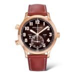 Patek Philippe Complications 42mm 5524R Rose Gold Case Brown Vintage Calfskin Strap Brown Sunburst Dial - Exotic Boutique Dubai