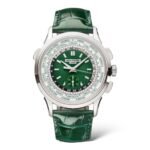 Patek Philippe Complications 39.5mm 5930P Platinum Case Alligator Leather Strap - Exotic Boutique Dubai