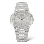 Patek Philippe Nautilus 41mm 5811/1460G-001 White Gold Diamond Paved Self-Winding - Exotic Boutique Dubai