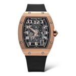 Richard Mille 67-01 Rose Gold Black Rubber straps - Exotic Boutique Dubai