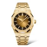 Audemars Piguet Royal Oak 37mm 15550BA.GG.1356BA.01 Frosted Gold Selfwinding - Exotic Boutique Dubai