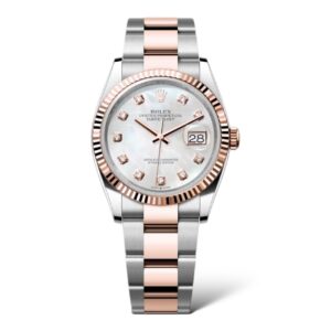 Rolex Datejust 36mm 126231
  Oystersteel and Everose Gold Mother-of-Pearl Dial Diamond-Set Dial