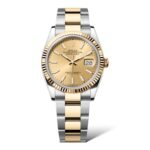 Rolex Datejust 36mm 126233 Oystersteel and Yellow Gold Oyster Bracelet Champagne Dial - Exotic Boutique Dubai
