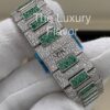 Patek Philippe Nautilus 35.2mm 7118/1453G Self-Winding Paved With Diamonds And Emerald