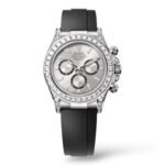 Rolex Cosmograph Daytona 40mm 126539TBR White Gold With Diamond-Set Dial Oysterflex Bracelet - Exotic Boutique Dubai
