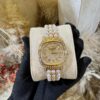 Patek Philippe Gondolo 31mm x 34.8 mm 7042/100R-010 Haute Joaillerie Diamonds Paved Dial Akoya Pearls and rose Gold Bracelet