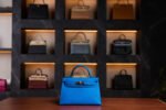 Hermès Mini Kelly 20 Blue Celeste Epsom Leather with Gold Hardware - 2025 New Full Set - Exotic Boutique Dubai