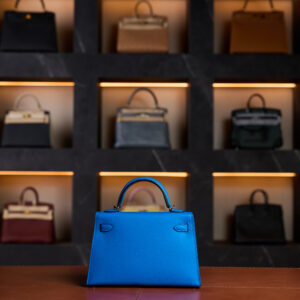 Mini Kelly 20 Blue Celeste 2025 Gold Hardware