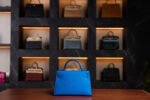 Hermès Mini Kelly 20 Blue Celeste Epsom Leather with Gold Hardware - 2025 New Full Set - Exotic Boutique Dubai