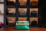 Hermès Kelly Pochette Vert Jade Swift Leather with Gold Hardware - 2025 New Full Set - Exotic Boutique Dubai