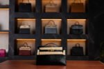 Hermès Kelly Pochette Black Lizard Leather with Gold Hardware - 2024 New Full Set - Exotic Boutique Dubai