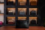 Hermès Kelly Pochette Black Lizard Leather with Gold Hardware - 2024 New Full Set - Exotic Boutique Dubai