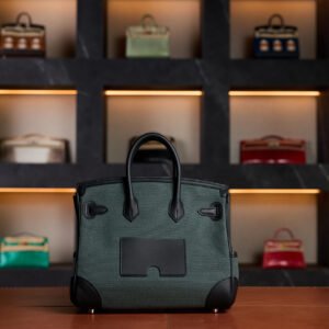 Hermès Birkin Cargo 25 Canvas Swift Vert Mangrove PHW 2025 - Exotic Boutique Dubai