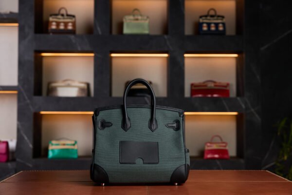 Hermès Birkin Cargo 25 Canvas Swift Vert Mangrove PHW 2025 - Exotic Boutique Dubai