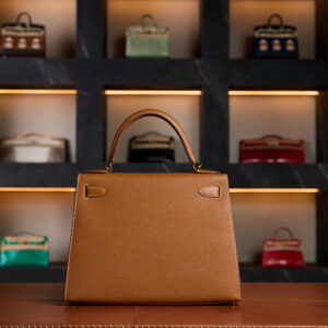 Hermès Kelly 25 Gold Gold Hardware Epsom leather 2025 New full set