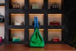 Hermès Birkin 30 Bamboo Green / Blue Hydra HSS Special Order Double Colored PHW - Exotic Boutique Dubai