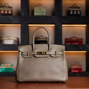 Hermès Birkin 30 Gris Epsom Leather 2017 Gold Hardware - Exotic Boutique Dubai